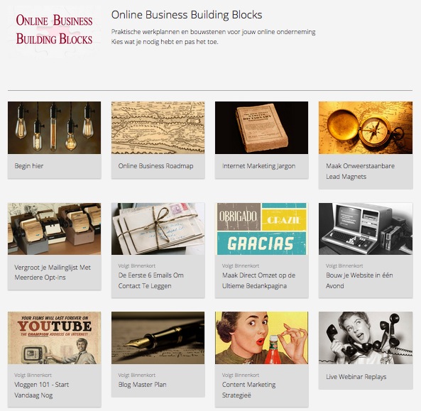 Online Business Building Blocks - Preview
